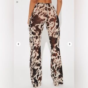 mesh cowgirl pants